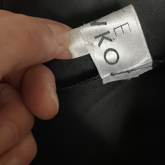 Kate Hewko criss cross button front high waist pants - Picture 4 of 9